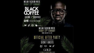 'Official After party Teknomore Milan Fashion Week February Black Coffee 2018 - Caravaca'