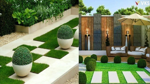 'Modern Landscape Garden Ideas | Home Frontyard Landscape Garden | Outdoor Garden Lawn Design'