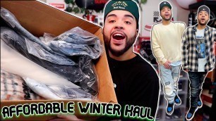 'Affordable Winter Pick Up Haul 2022 Fashion Nova Men Outfit TRY ON'
