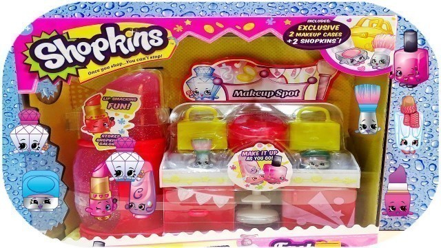 'Shopkins Fashion Spree Makeup Spot _  Shopkins Moda seti'