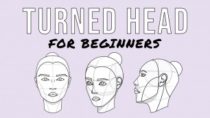 'Fashion Illustration: Drawing the Turned Head and Face for Beginners (Front, 3/4, Side views)'