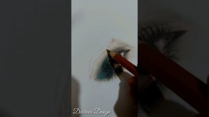 'fashion eye drawing | #eyes #shorts #fashion #sketch #tutorial'
