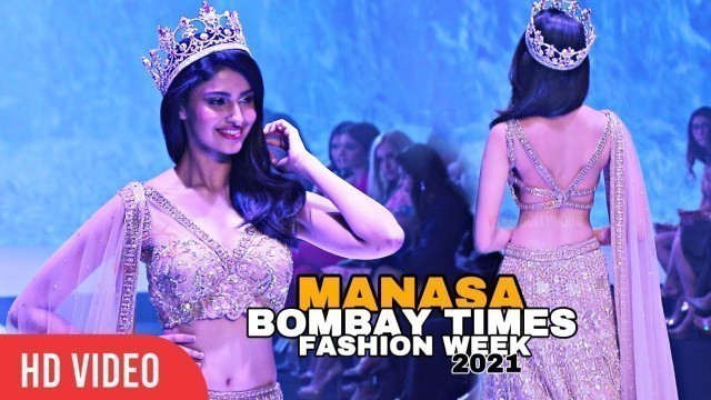 'Manasa Varanasi Ramp Walk | Femina Miss India 2020 | Bombay Times Fashion Week 2021'