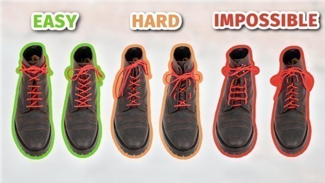 '6 AMAZING Ways to Lace Your BOOTS | BootSpy'