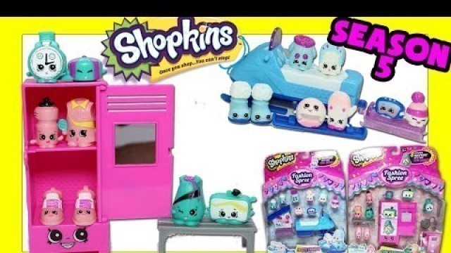 'Shopkins Season 5 Opening - Fashion Spree Gym & Frosty Collection - Shopkins Season 5 Opening Full'