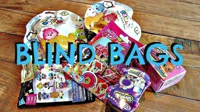 'BLIND BAGS - DISNEY TSUM TSUM, MY LITTLE PONY, LITTLEST PET SHOP, SHOPKINS SEASON 4 - OPENING'