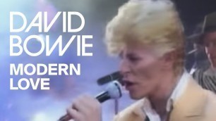 'David Bowie - Modern Love (Official Video)'
