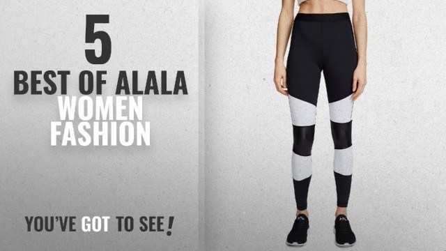 'Alala Women Fashion [2018 Best Sellers]: ALALA Women\'s Harley Leggings, Black/White, Medium'