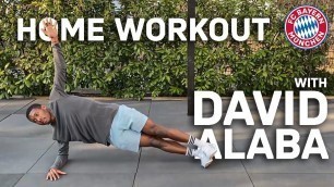 'Home Workout with David Alaba | FC Bayern'