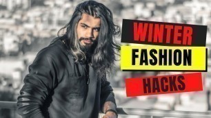 '3 Winter Fashion hacks for men - Winter fashion men, winter essentials'