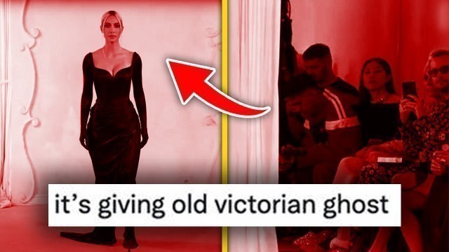 'Kim Kardashian ROASTED Online For Cringey Runway Walk #shorts'