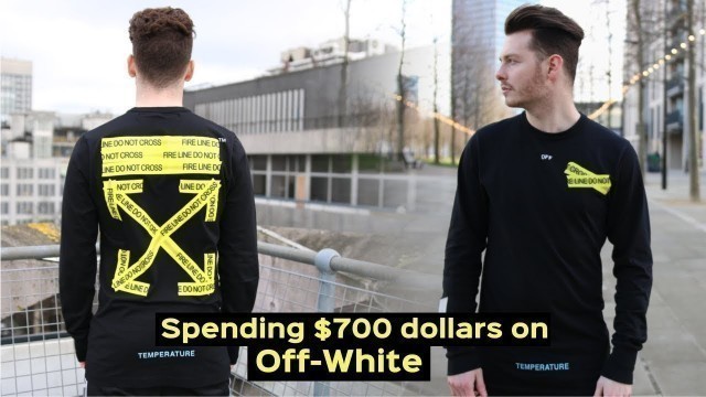 'OFF WHITE UNBOXING - MENS FASHION 2019 - COPPING THE FIRETAPE T SHIRT #HYPEBEAST'