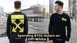 'OFF WHITE UNBOXING - MENS FASHION 2019 - COPPING THE FIRETAPE T SHIRT #HYPEBEAST'