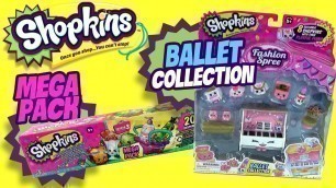 '20 MEGA Pack SHOPKINS Season 3 plus Shopkins Ballet Collection'