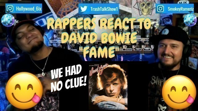 'Rappers React To David Bowie \"Fame\"!!!'