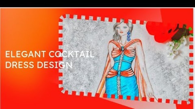 'Elegant cocktail dress design