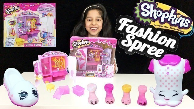 'Shopkins fashion Spree Style me Wardrobe toy review'