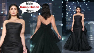 'Kareena Kapoor Ramp Walk In Black Dress At Lakme Fashion Week 2019 Finale'