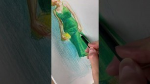 'How To Draw Fashion Sketches With Watercolor Pencils'