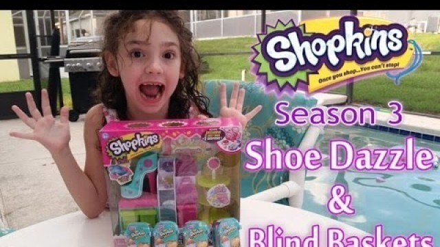 'Shopkins Season 3 Shoe Dazzle Fashion Spree Collection and Blind Baskets'