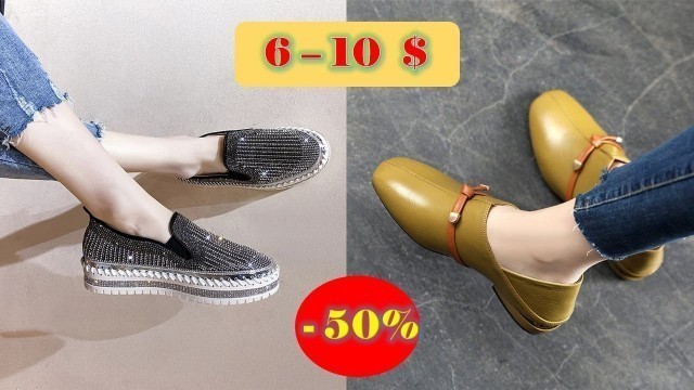 'latest new top elegant slip on shoes| new popular casual wear flats | 2023 Autumn best women shoes'