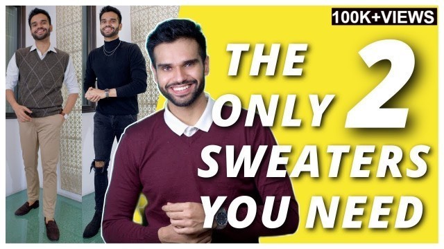 '5 Sweaters INDIANS NEED For Winter Fashion 2021 With BUDGET LINKS | BeYourBest Fashion by San Kalra'