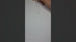 'Fashion illustration tutorial / Fashion drawing step by step'