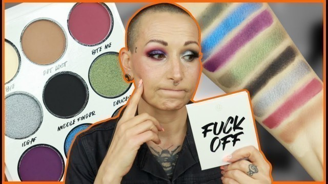 'BH COSMETICS SAY IT COLLECTION: F*** OFF palette | Review & Comparison #3'