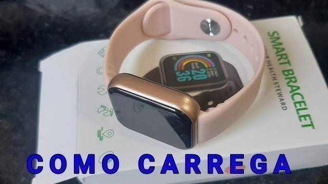 'smart bracelet como carregar'