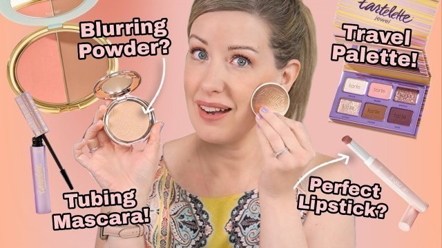 'NEW SUMMER MAKEUP FROM TARTE | Powder Foundation, Tubing Mascara , Travel Palette...& More!'