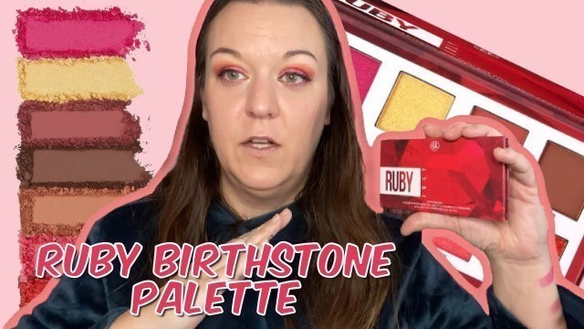 'BH Cosmetics Ruby Birthstone Palette Review #bhcosmetics'