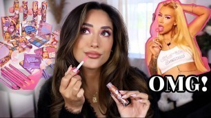 'NEW BH COSMETICS TOTALLY PLASTIC REVIEW | IGGY AZAELA COLLECTION!'