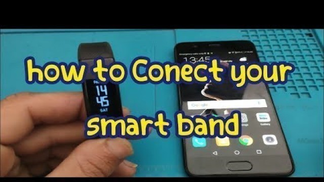 'How to connect smart bracelet to android and ios phone | very easy ✓'