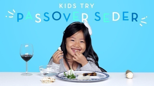 'Kids Try Passover Seder | Kids Try | HiHo Kids'