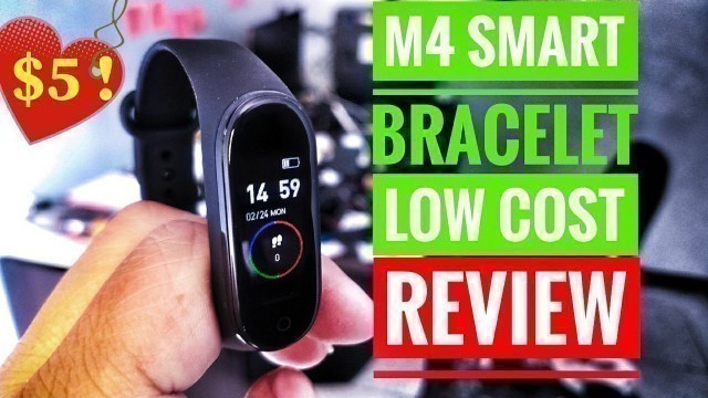 'The Best M4 Smart Band unboxing and test review app smart bracelet your health steward 2020'