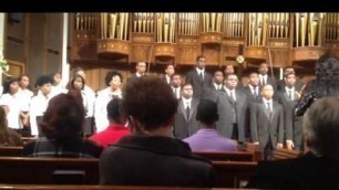 'GSU Choir sings \"This Little Light of Mine\" by Moses Hogan'