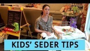 'How to Host a Children\'s (Kid Friendly) Seder for Passover'