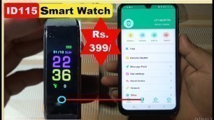 'ID115 Plus Smart Band Time Setting | ID115 plus smart band connect to phone | Unboxing & Setup'