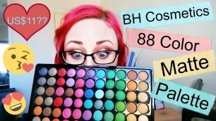 'Review ~ BH Cosmetics 88 Color Matte Eye Shadow Palette'