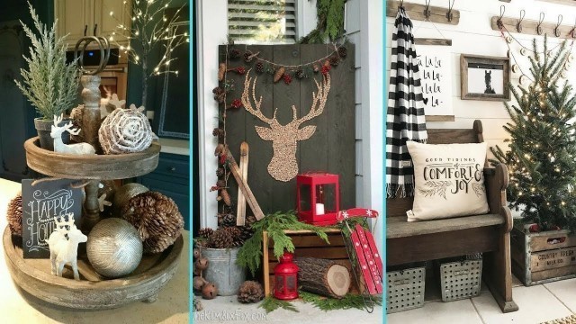 '❤ DIY Shabby chic style Rustic Christmas decor Ideas ❤| Home decor & Interior design|Flamingo Mango|'