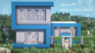 'Minecraft: Blue House Tutorial 
