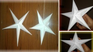 'How To Make Christmas Paper Star ||Craft Paper star Home decorating#3'