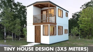 'TINY HOUSE DESIGN (3x5 Meters | 9.84x16.4\' Feet)'