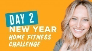 'Day 2: New Year Home Fitness Challenge with Ellie Krueger'