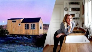 'THIS STYLISH TINY HOUSE IS A DREAM HOME // Scandinavian Female Minimalist'