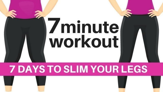 '7 MINUTE WORKOUT SLIM YOUR LEGS HOME WORKOUT - LOSE INCHES - REDUCE LEG FAT   LUCY WYNDHAM READ'