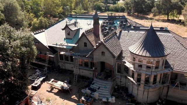 'Multi Million Dollar Modern Gothic House Under Construction Tour  - Penryn, CA'