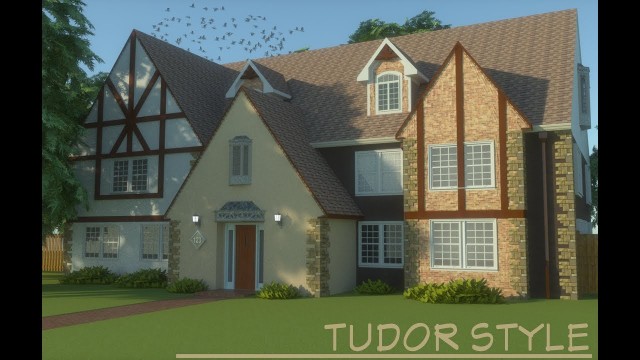 'SketchUp House Design Tutorial: Tudor Style Home'