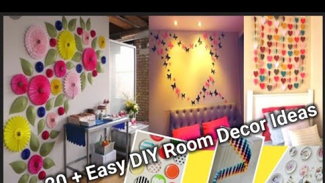 'Easy DIY Wall Decoration Ideas||रूम डेकोरेशन ||Wall Decoration Ideas|Diwali Festival Room decoration'
