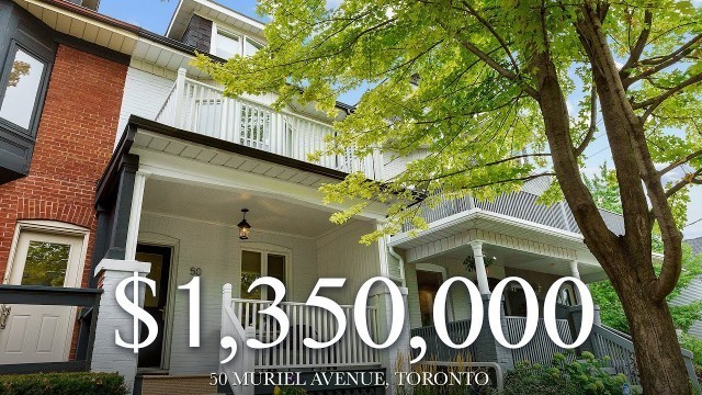 '$1,350,000 - Elegantly Renovated Home Tour - 50 Muriel Avenue - Toronto'